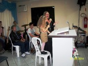 Foi muito bom o culto de militares em Indaial