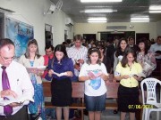 Foi muito bom o culto de militares em Indaial