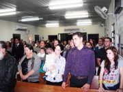 Foi muito bom o culto de militares em Indaial