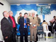Foi muito bom o culto de militares em Indaial