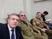 Presença de vários militares neste belo culto