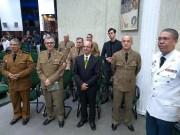 Presença de vários militares neste belo culto