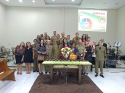 Abençoado culto de militares em Joinville