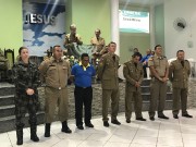 Mais de 28 militares presentes 