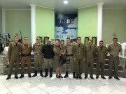 Mais de 28 militares presentes 