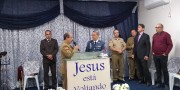 Poderoso culto militar em Bombinhas