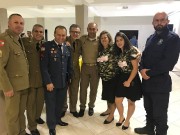 Grande participação de militares neste culto