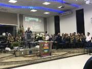 Grande participação de militares neste culto