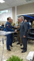 Grande participação de militares neste culto