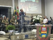 Grande participação de militares neste culto