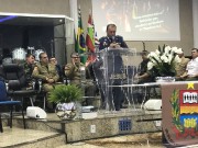 Grande participação de militares neste culto