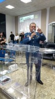 Grande participação de militares neste culto