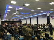 Grande participação de militares neste culto
