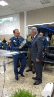 Grande participação de militares neste culto