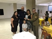 Grande participação de militares neste culto