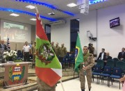 Grande participação de militares neste culto