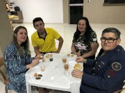 Grande participação de militares neste culto