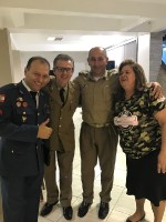 Grande participação de militares neste culto