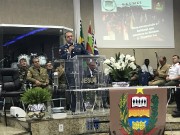 Grande participação de militares neste culto