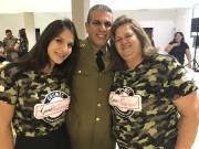 Grande participação de militares neste culto