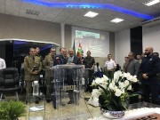 Grande participação de militares neste culto