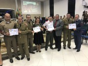 Grande participação de militares neste culto