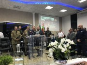 Grande participação de militares neste culto
