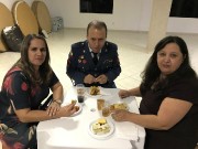 Grande participação de militares neste culto