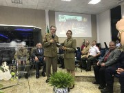 Grande participação de militares neste culto