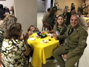 Grande participação de militares neste culto