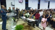 Grande participação de militares neste culto