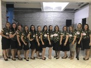 Grande participação de militares neste culto