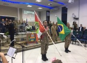 Grande participação de militares neste culto