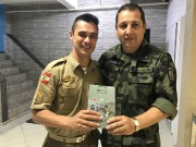 Grande participação de militares neste culto