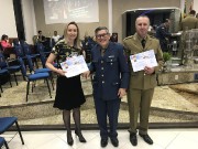 Grande participação de militares neste culto