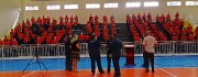 Entrega de bíblias aos alunos soldados
