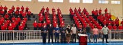 Entrega de bíblias aos alunos soldados
