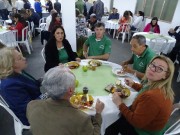 Momento de alimentação dos congressistas