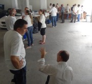 Equipes que realizaram a limpesa e organização