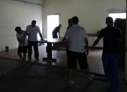 Equipes que realizaram a limpesa e organização