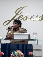 Culto na congregação do Bela Vista