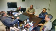 Pr. Cesino em reunião com a UMESC