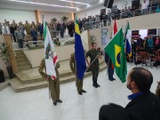 Entrada das Bandeiras do XIII Congresso da UMESC