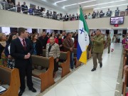 Entrada das Bandeiras do XIII Congresso da UMESC