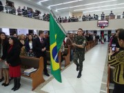 Entrada das Bandeiras do XIII Congresso da UMESC