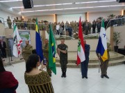 Entrada das Bandeiras do XIII Congresso da UMESC