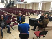 Reunião para culto de ação de graças