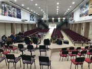 Reunião para culto de ação de graças