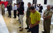 Presença de vários militares neste belo culto