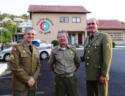 Presença de vários militares neste belo culto